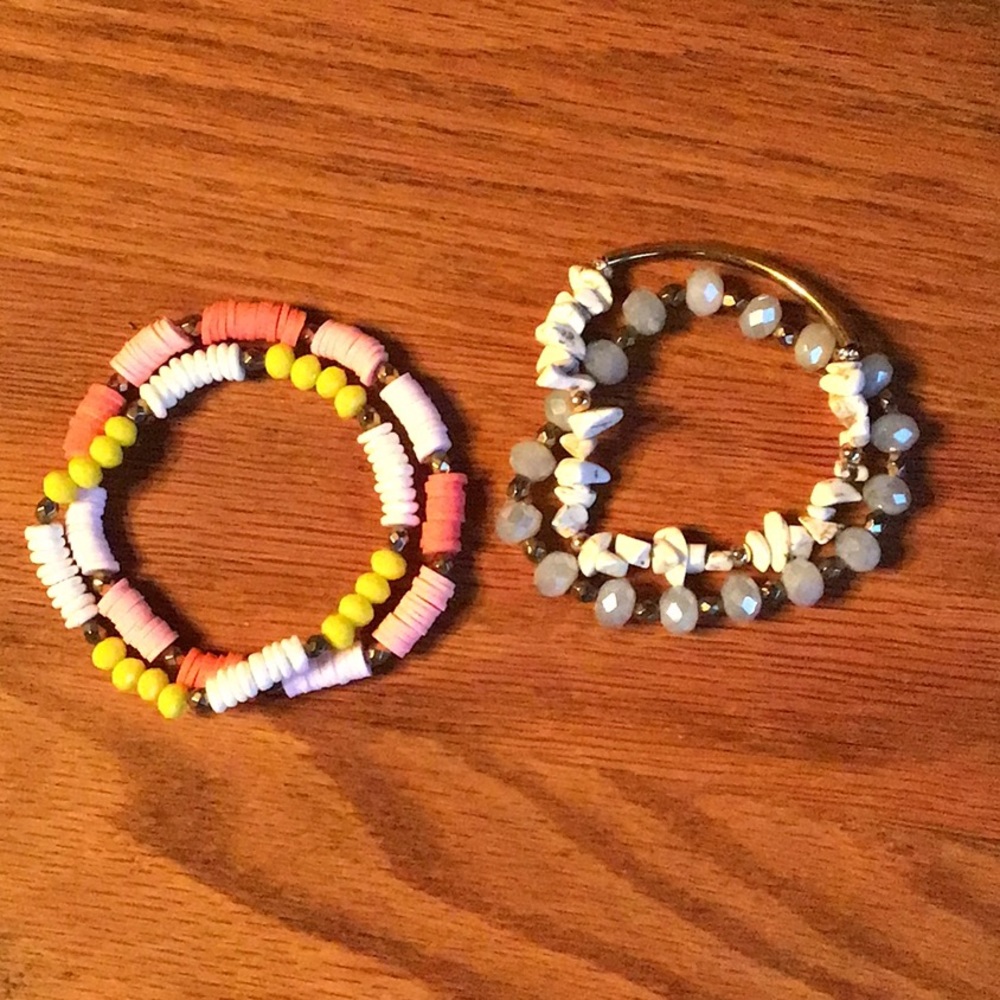 Bracelet stacks π 4 bracelets - Picture 1 of 7